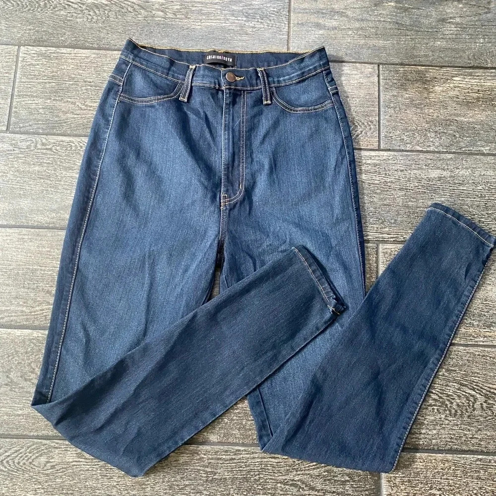 ❤️ Fashion Nova high waste blue Jean size 13 (W30)